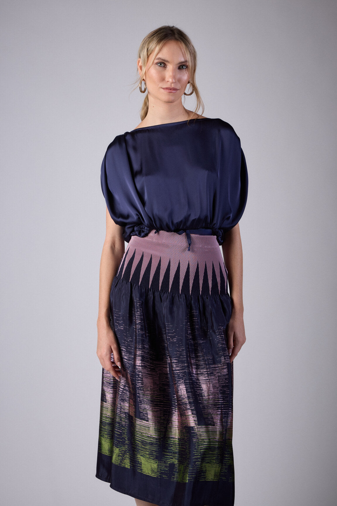 Falda Budapest Azul