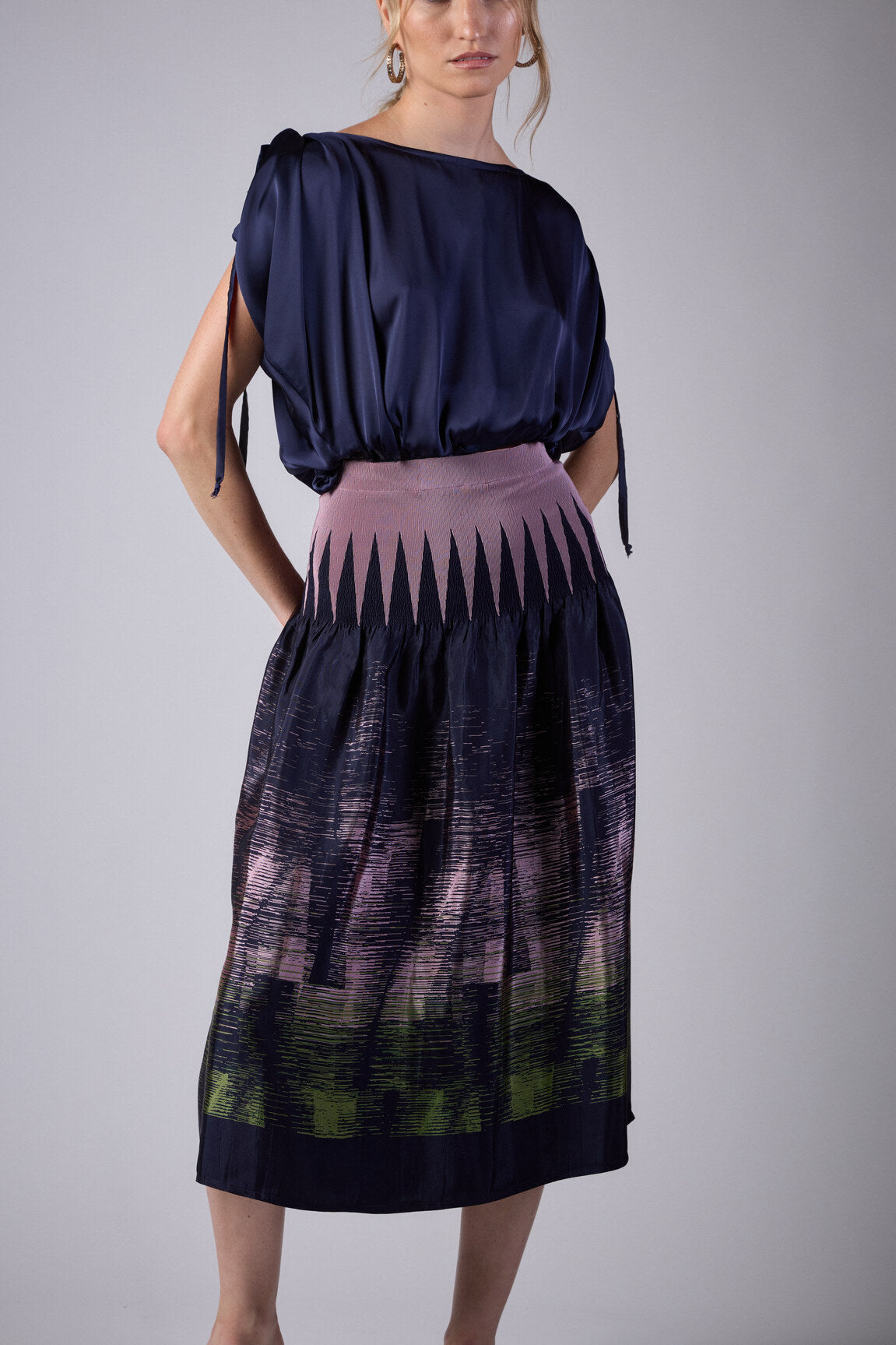 Falda Budapest Azul