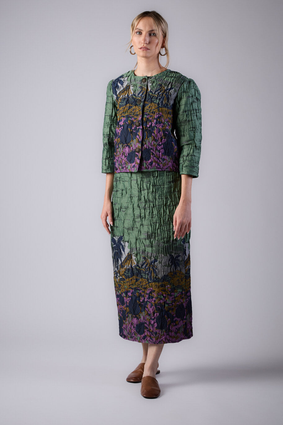 Falda Palma Verde