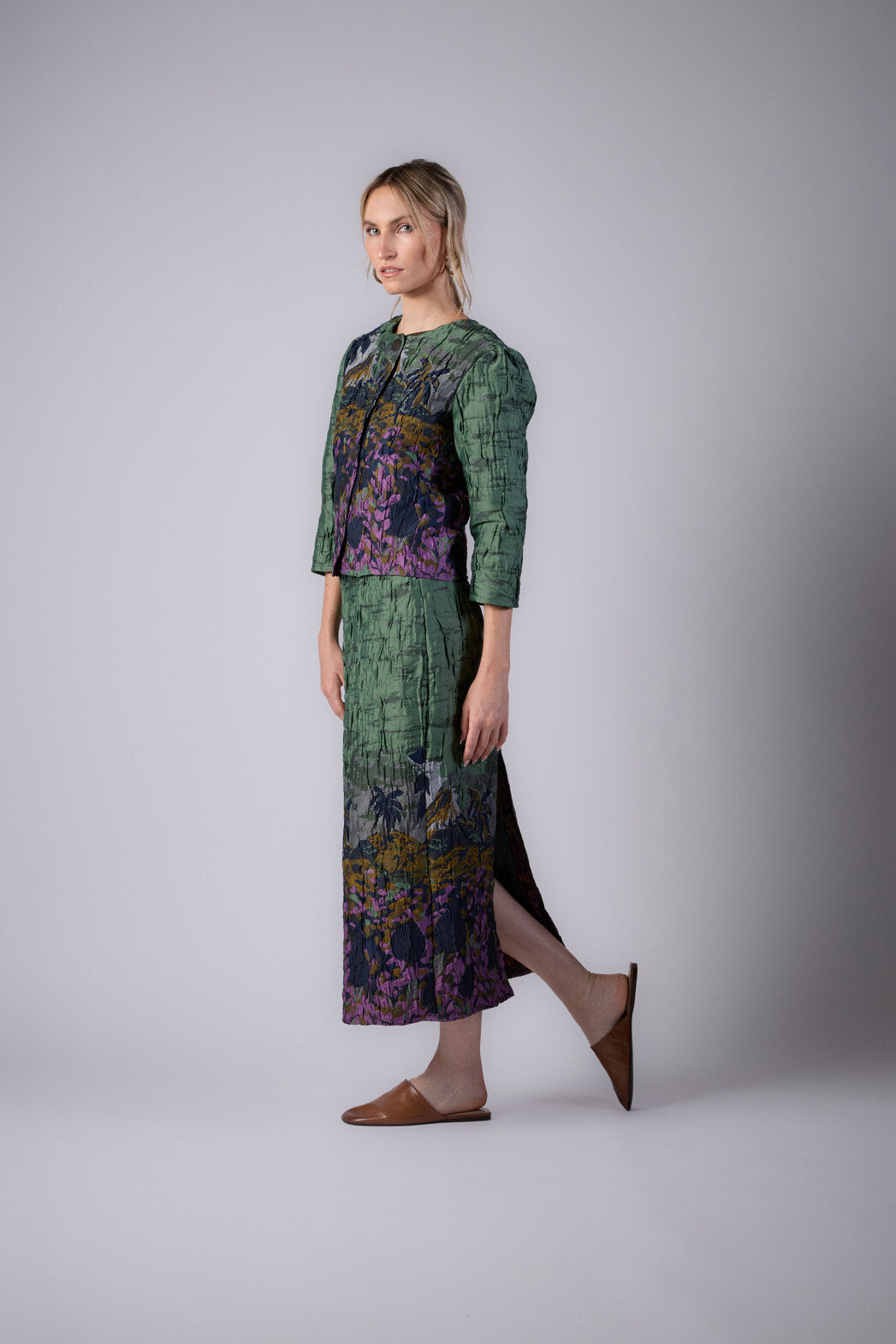 Chaqueta Palma Verde