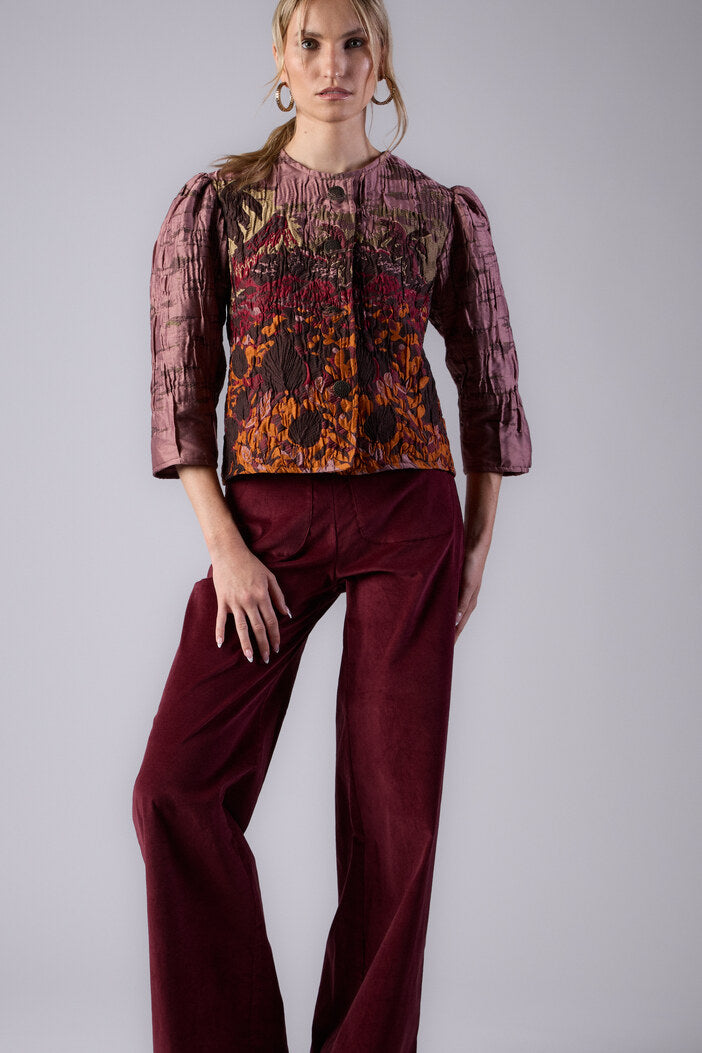 Chaqueta Palma Rosa