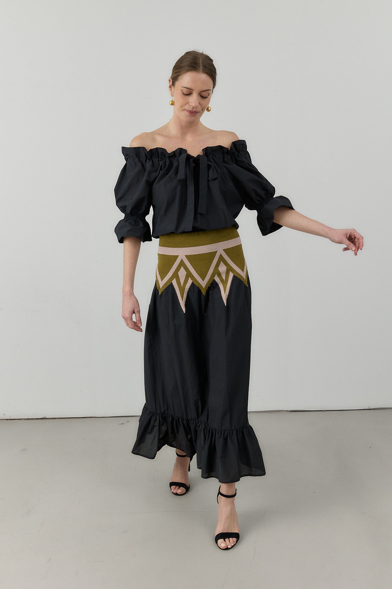 VESTIDO ARENA NEGRO