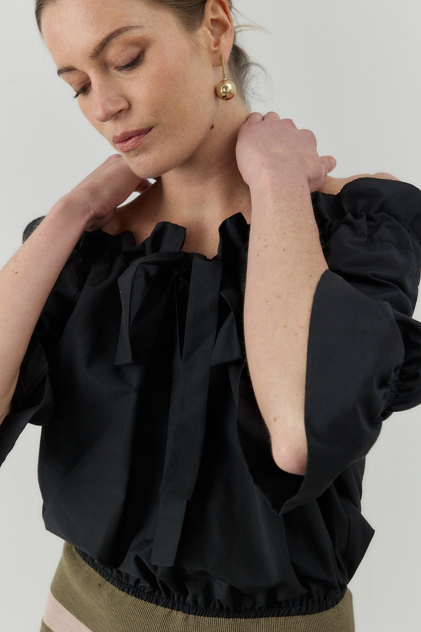 VESTIDO ARENA NEGRO