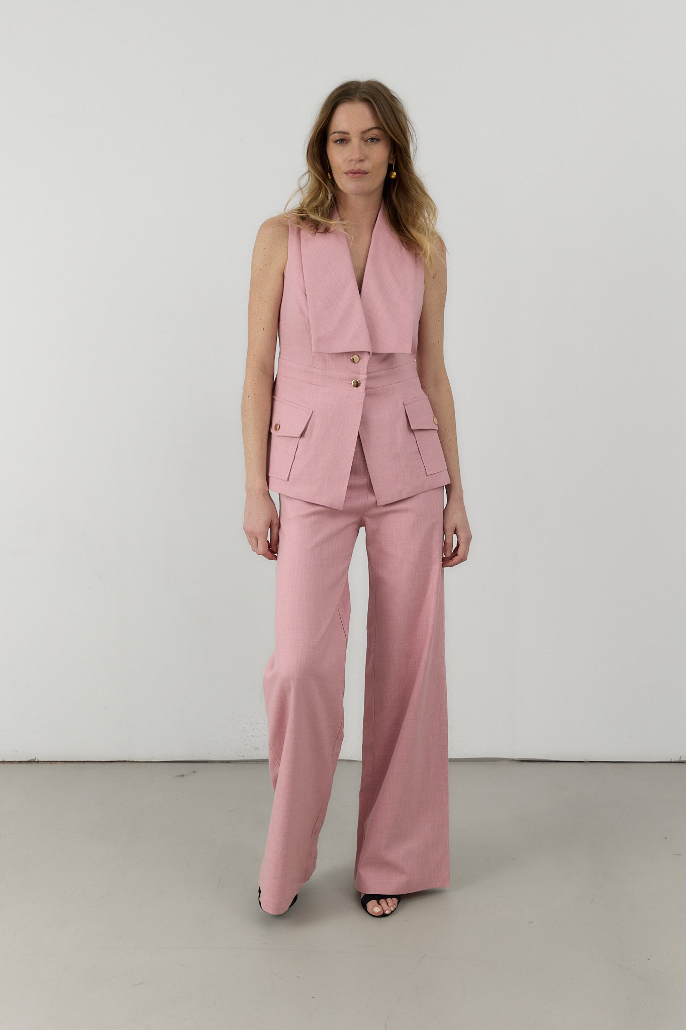 CHALECO COLMAR ROSA