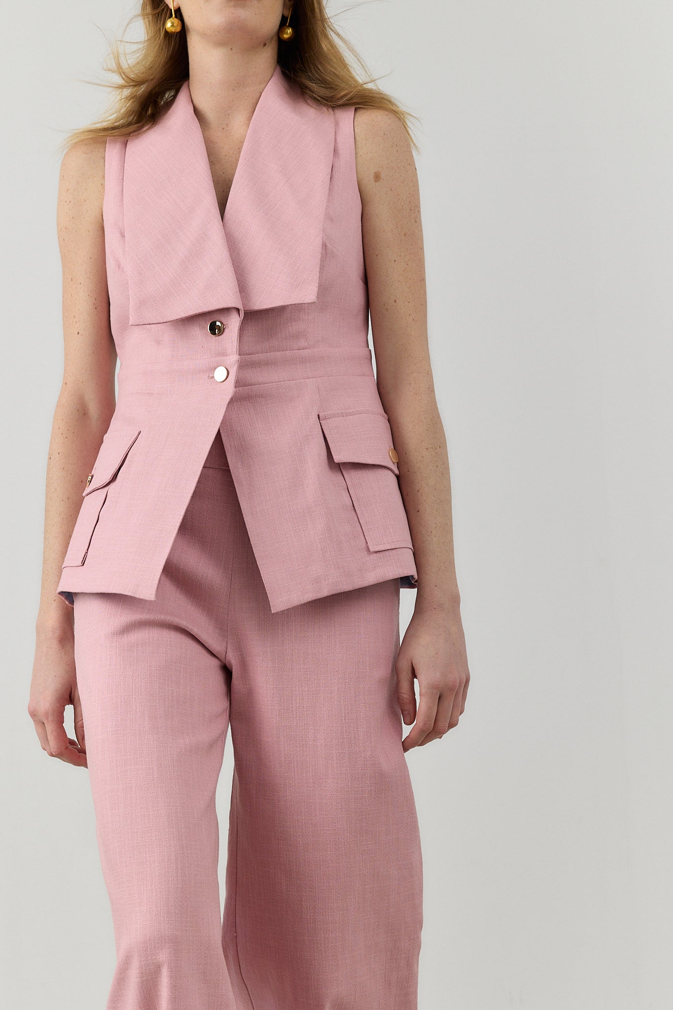CHALECO COLMAR ROSA