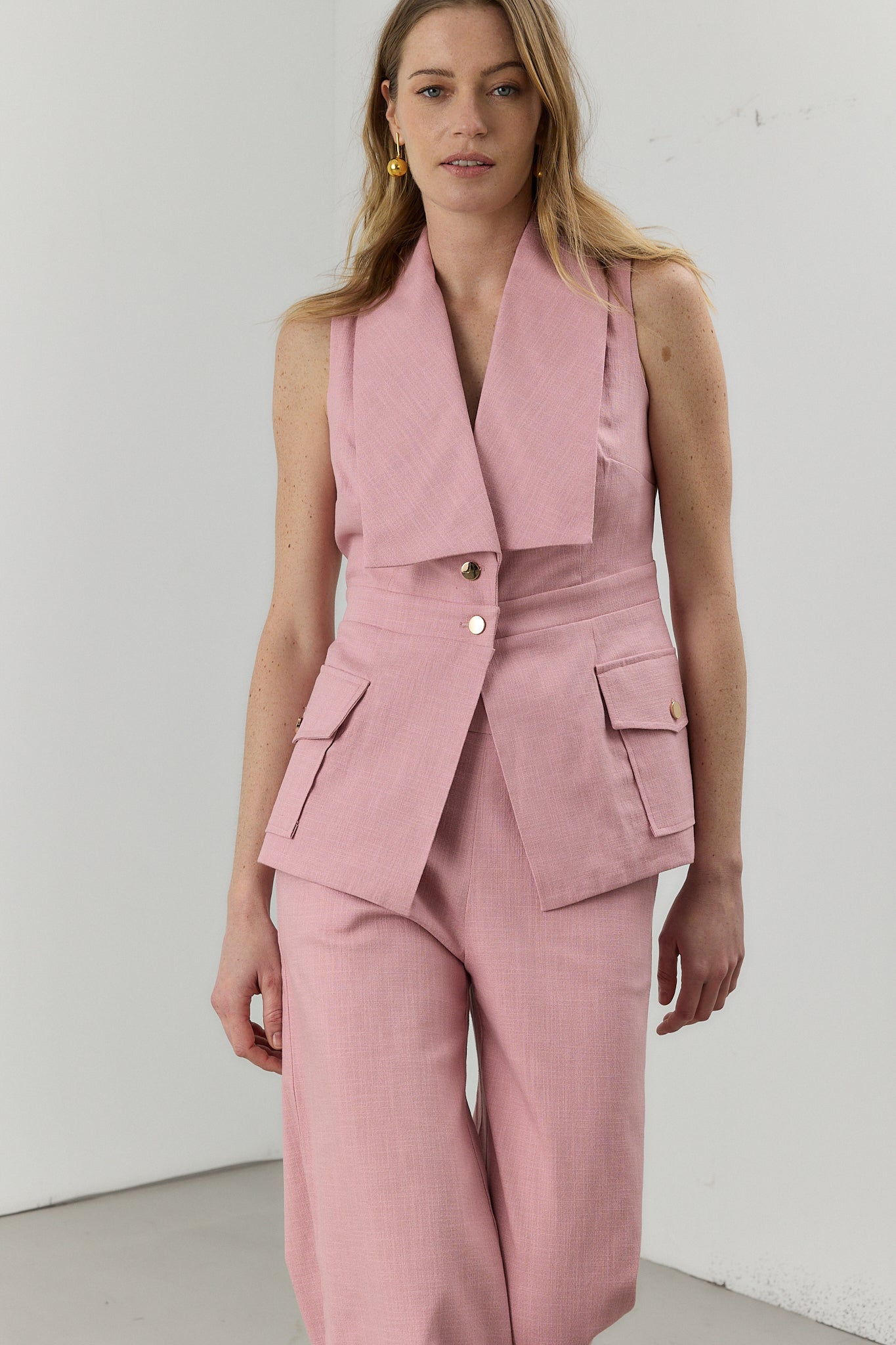 CHALECO COLMAR ROSA