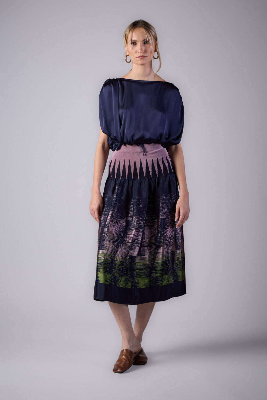 Falda Budapest Azul