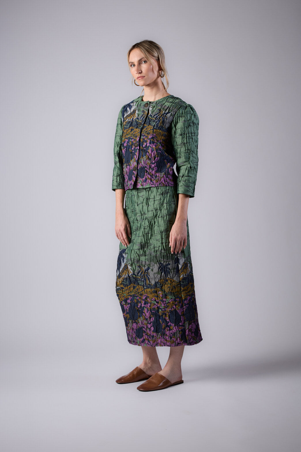 Falda Palma Verde