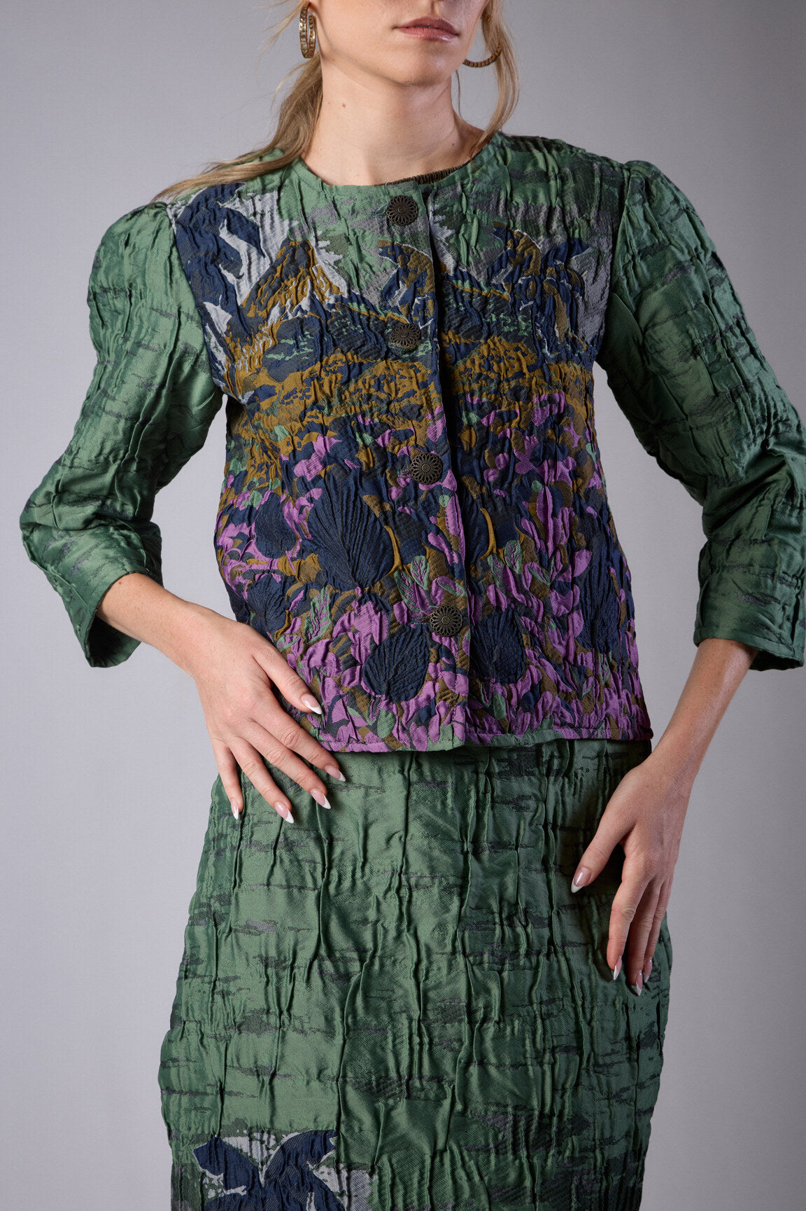 Chaqueta Palma Verde