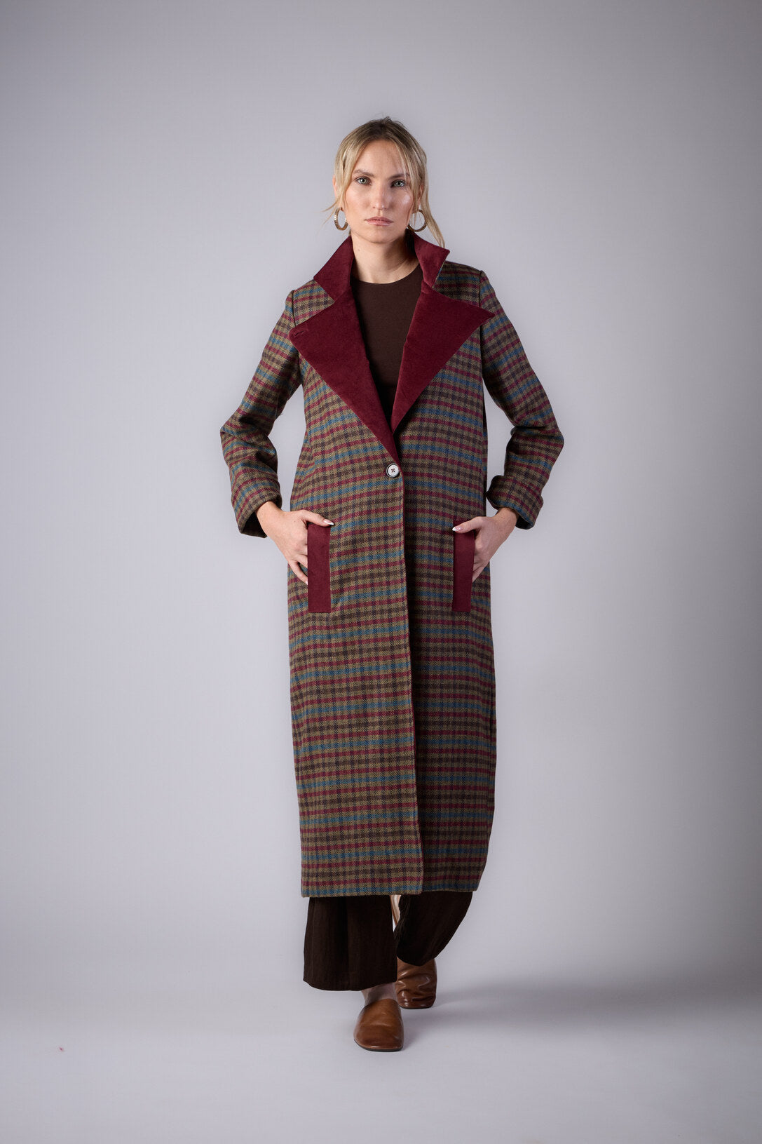 Abrigo Bath Burdeos