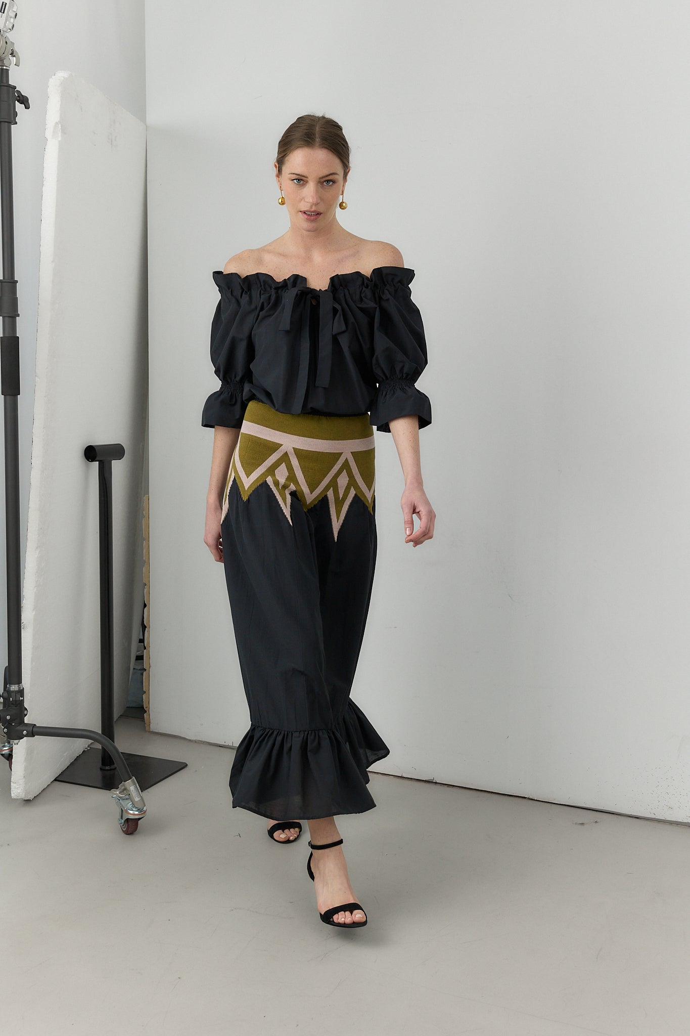 VESTIDO ARENA NEGRO