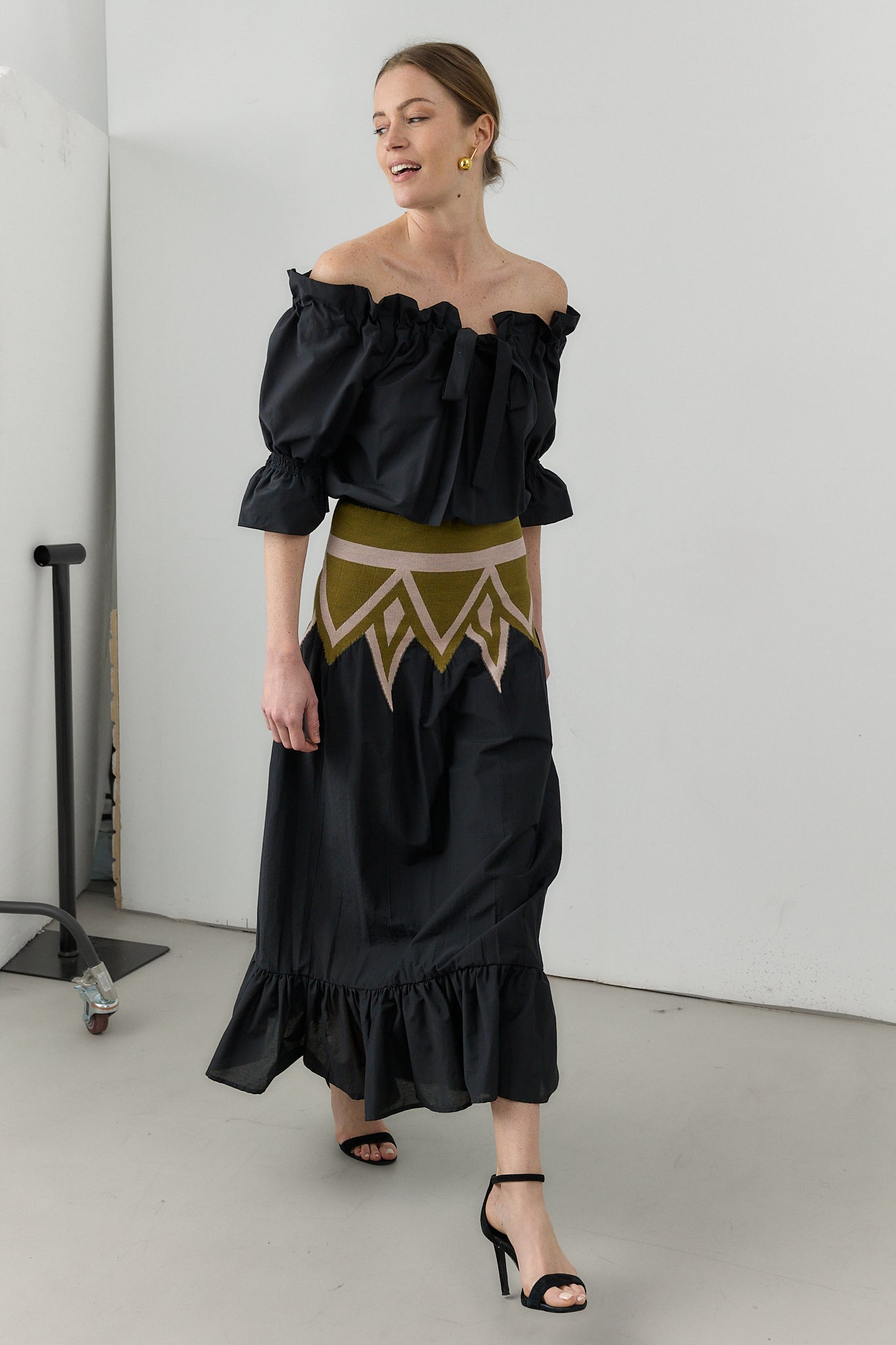 VESTIDO ARENA NEGRO